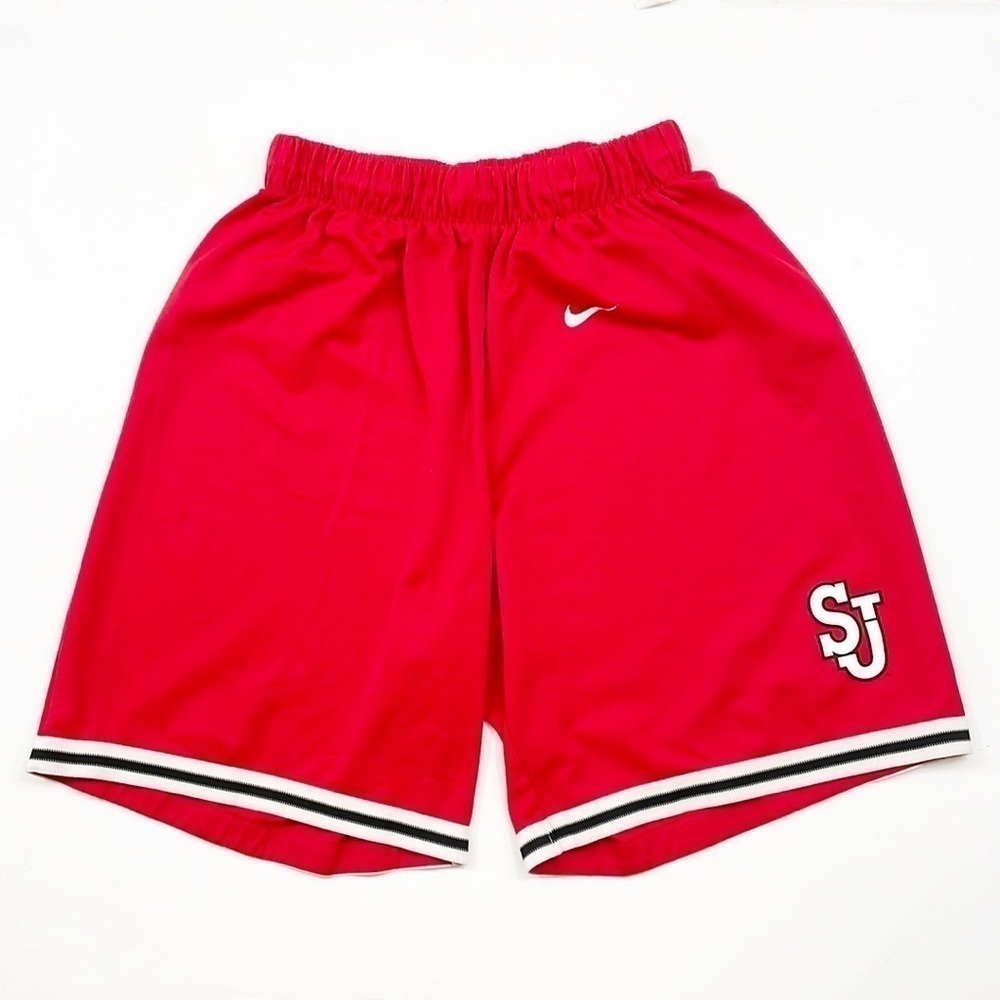 Nike Saint Johns SJ red basketball shorts